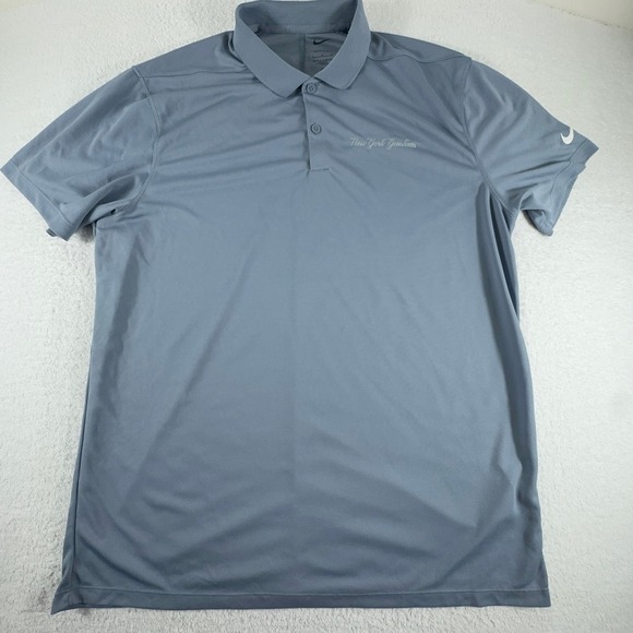 Nike Yankees Polo Shirt Mens L Large Blue Dri Fit Performance Golf MLB - Picture 1 of 5